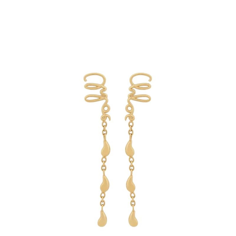 Chloé Gold Brass Women's Earrings
